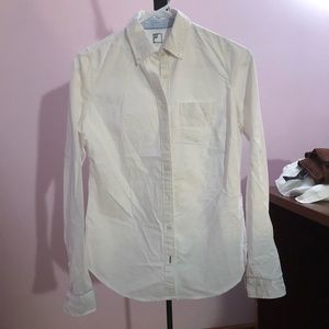 White button down